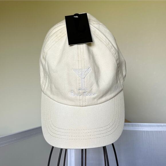 Kate Spade Bundle Martini Drying Mat Women’s D&Y Baseball Cap White Embroidery - Picture 10 of 16